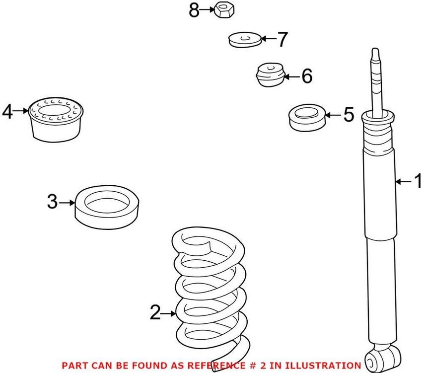 Mercedes Coil Spring - Front 2103211204